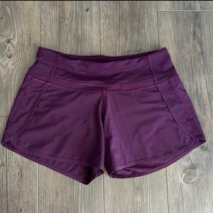 Lululemon Run Times Short Mid Rise 4”